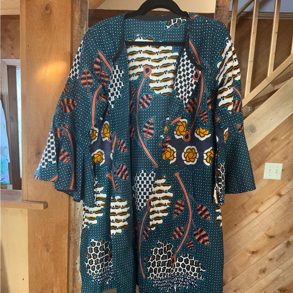 Colorful Patterned Kimono